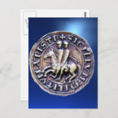 SLUITING VAN DE KNIGHTSTEMPLAR BRIEFKAART (Voorkant / Achterkant)