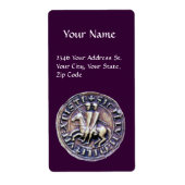 SLUITING VAN DE KNIGHTSTEMPLAR ETIKET (Voorkant)