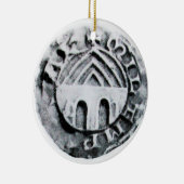 SLUITING VAN DE KNIGHTSTEMPLAR KERAMISCH ORNAMENT (Rechts)