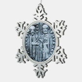 SLUITING VAN DE KNIGHTSTEMPLAR TIN SNEEUWVLOK ORNAMENT (Rechts)