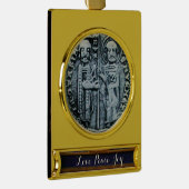 SLUITING VAN DE KNIGHTSTEMPLAR VERGULD BANNER ORNAMENT (Rechts)