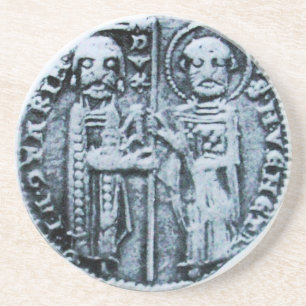 SLUITING VAN DE KNIGHTSTEMPLAR ZANDSTEEN ONDERZETTER