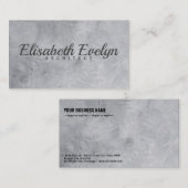 Sluiting van de lege, oude betonwand visitekaartje (Voorkant / Achterkant)