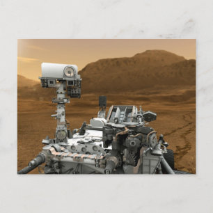 Sluiting van de Mars Curiosity Rover Briefkaart
