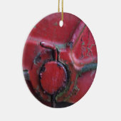 Sluiting van de roodroodroedel keramisch ornament (Rechts)