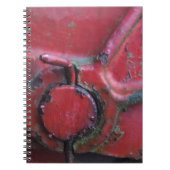 Sluiting van de roodroodroedel notitieboek (Voorkant)