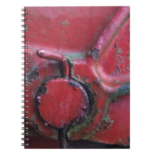 Sluiting van de roodroodroedel notitieboek (Voorkant)