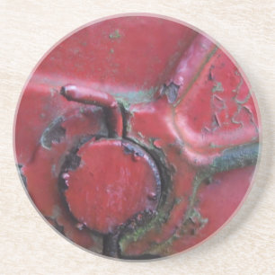 Sluiting van de roodroodroedel zandsteen onderzetter