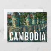 Sluiting van de sculpturen van kunstenaars briefkaart (Voorkant / Achterkant)