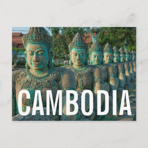 Sluiting van de sculpturen van kunstenaars briefkaart