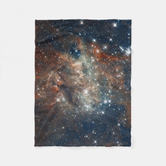 Sluiting van de Tarantula Nebula Fleece Deken (Voorkant)