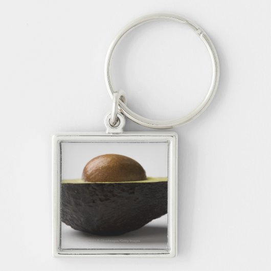 Sluiting van een avocado sleutelhanger (Voorkant)