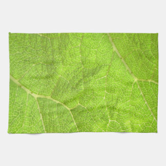 Sluiting van een blad theedoek