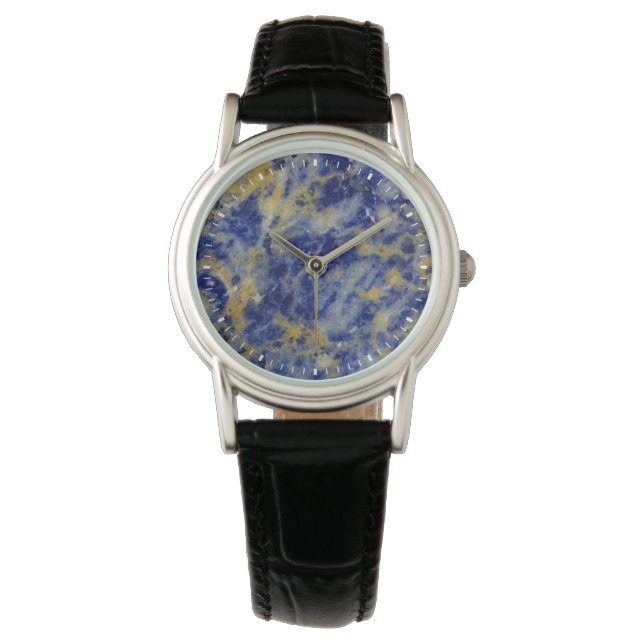 Sluiting van een Blauwe Sodalite Horloge (Voorkant)