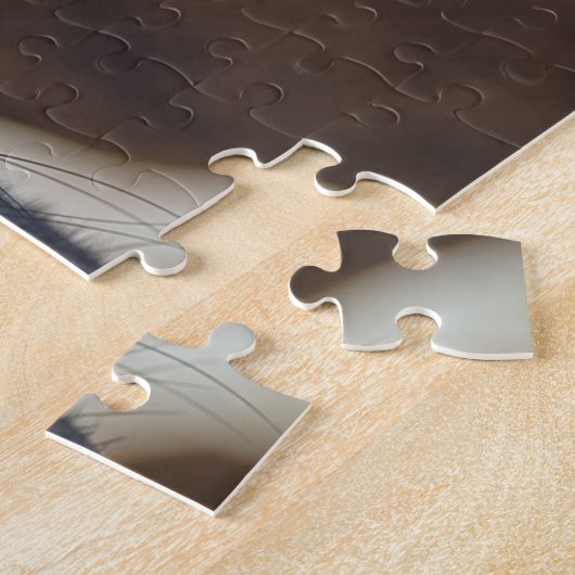 Sluiting van een Brindle Boxer Puppy Dog Legpuzzel (Zijkant)