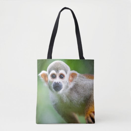 Sluiting van een Common Squirrel Monkey Tote Bag (Voorkant)