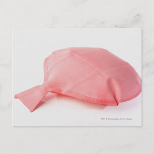 Sluiting van een kussen van het gehele lichaam briefkaart