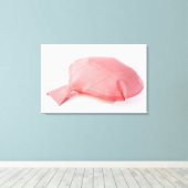 Sluiting van een kussen van het gehele lichaam canvas afdruk (Insitu (Houten vloer))