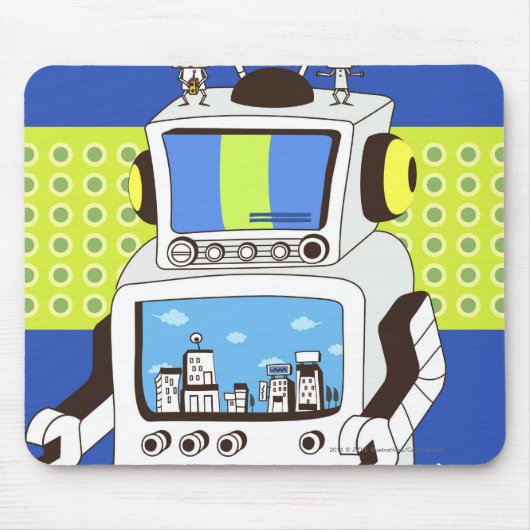 Sluiting van een robot muismat (Voorkant)