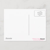 Sluiting van een roze pony-schilderij briefkaart (Achterkant)