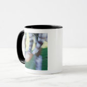 Sluiting van een Rugby Union Player die de Mok (Voorkant links)