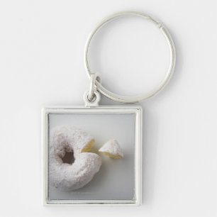 Sluiting van een taart sleutelhanger