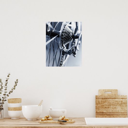 Sluiting van fietsenvistuig 2 poster (Keuken)