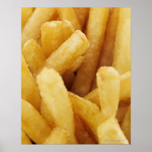 Sluiting van friet poster