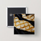 Sluiting van gegrilde kippenborsten vierkante button 5,1 cm (Voorkant /achterkant)