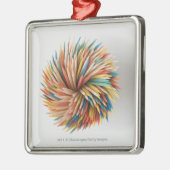 Sluiting van gekleurde potloden metalen ornament (Links)