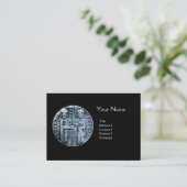 SLUITING VAN HET KNIGHTS-TEMPLAR-MONOGRAM Pearl Pa Visitekaartje (Staand voorkant)