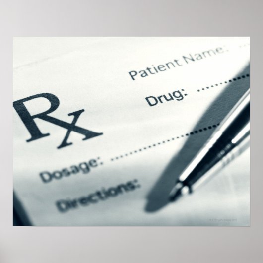 Sluiting van het recept poster (Voorkant)