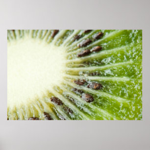 Sluiting van kiwi-vruchten poster