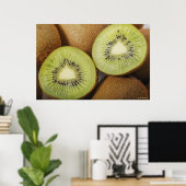 Sluiting van kiwi-vruchten poster (Thuiskantoor)