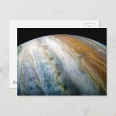 Sluiting van Planet Jupiter van Juno flyby (2017) Briefkaart (Voorkant / Achterkant)