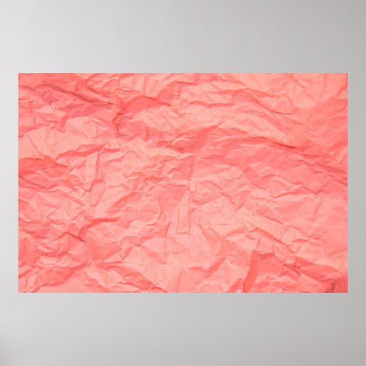 Sluiting van roze kreukjes oud met papier p poster (Voorkant)