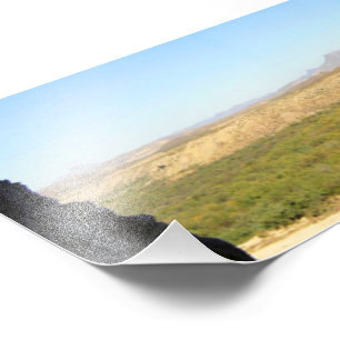 Sluiting van Santa Elena Canyon Panorama, Texas/Me Foto Afdruk
