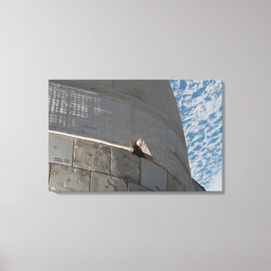 Sluiting van Space Shuttle Atlantis Canvas Afdruk (Voorkant)
