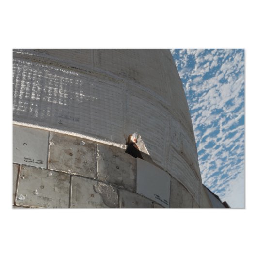 Sluiting van Space Shuttle Atlantis Foto Afdruk (Voorkant)