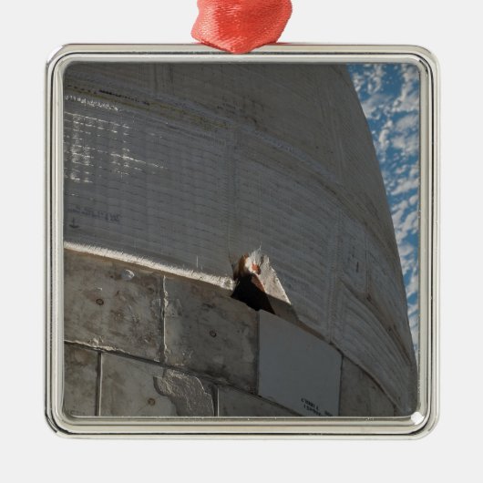 Sluiting van Space Shuttle Atlantis Metalen Ornament (Voorkant)