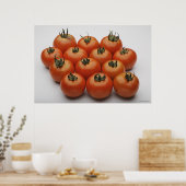 Sluiting van tomaten poster (Keuken)