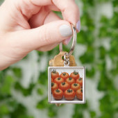 Sluiting van tomaten sleutelhanger (Hand)