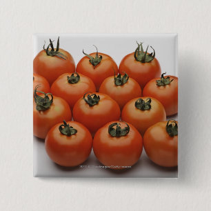 Sluiting van tomaten vierkante button 5,1 cm