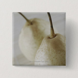 Sluiting van twee peren vierkante button 5,1 cm