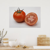 Sluiting van twee tomaten poster (Keuken)