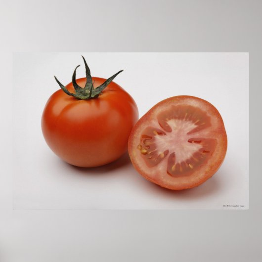 Sluiting van twee tomaten poster (Voorkant)