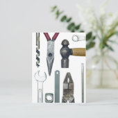 Sluiting van werktuigen briefkaart (Staand voorkant)