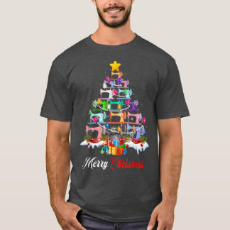 Sluitingen met kerstbomen Q T-shirt
