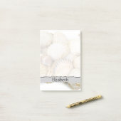 Sluitingen, schelpdieren, klookketels, Jouw naam Post-it® Notes (Op bureau)