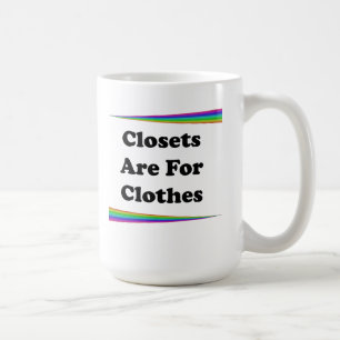 Sluitingen zijn voor kleding koffiemok